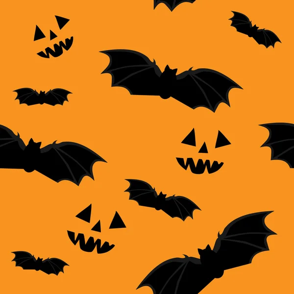 Halloween_seamless_orange — Stock vektor