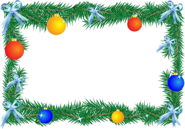 Frontière de Noël — Image vectorielle