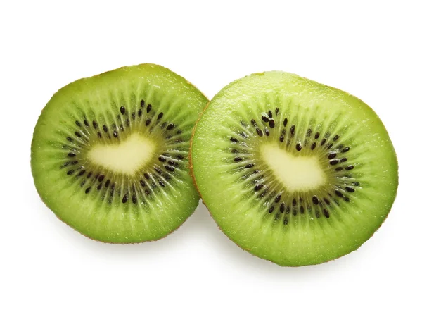 Kiwi fruit met een kern in de vorm van hart — Stockfoto
