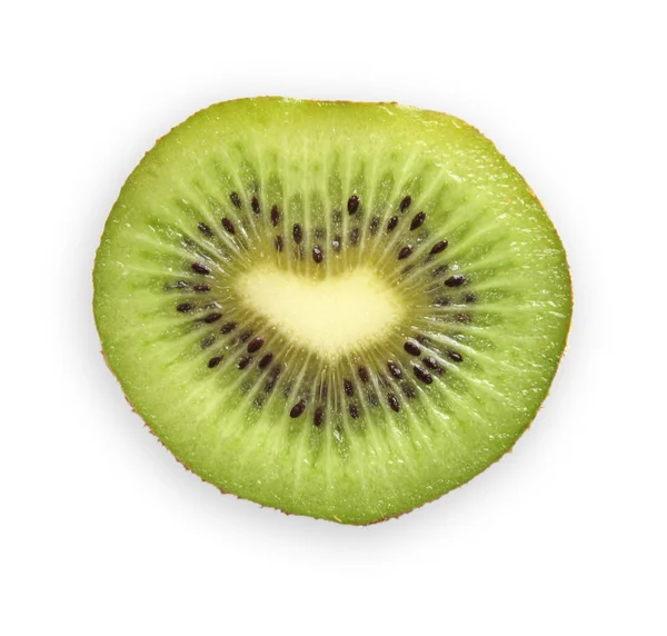 Chutné Kiwi Izolovaných Bílém Pozadí — Stock fotografie