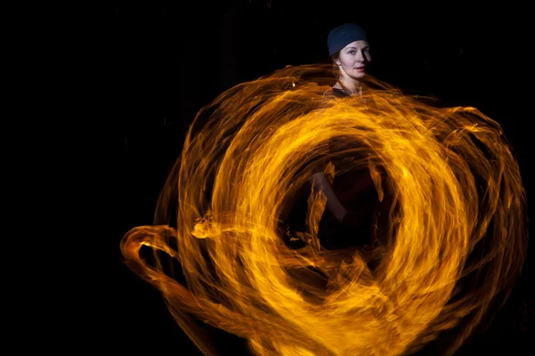 Танець вогню — стокове фото