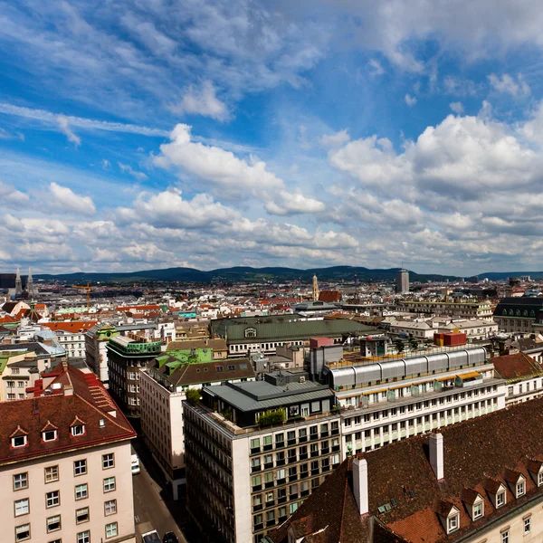 City view from St. Stephan cathedral — Stock Photo, Image