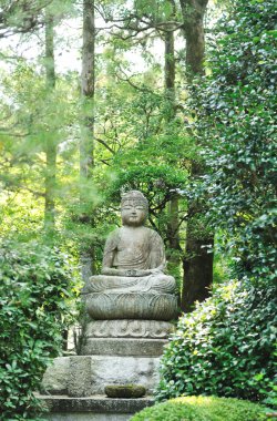 Buddha statue clipart