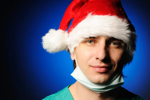 Chirurg Weihnachtsmann — Stockfoto