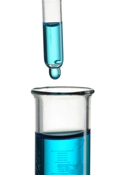 Reagent drop — Stock Photo, Image