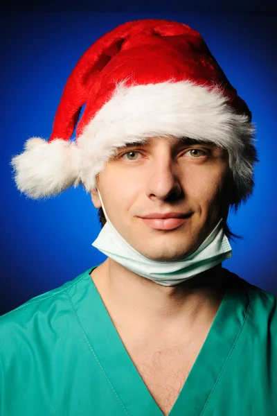 외과 의사 산타 — 스톡 사진