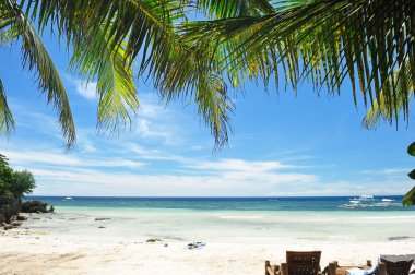 Beautiful Alona beach at Panglao, Philippines clipart