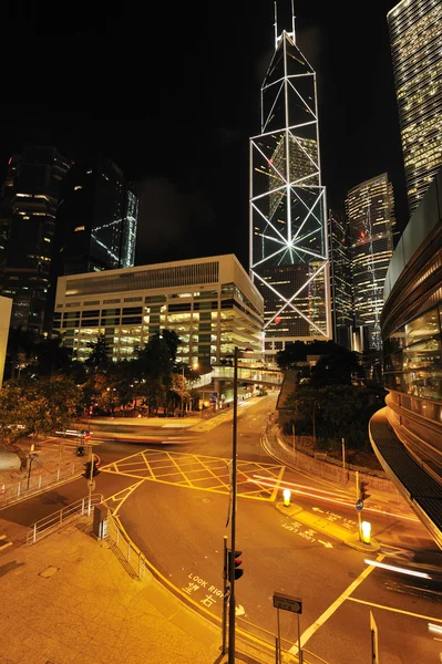 Hong Kong cityscape at night — Stock Photo, Image