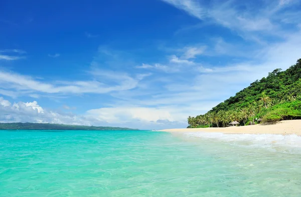 Bella Spiaggia Selvaggia Isola Remota Filippine — Foto Stock