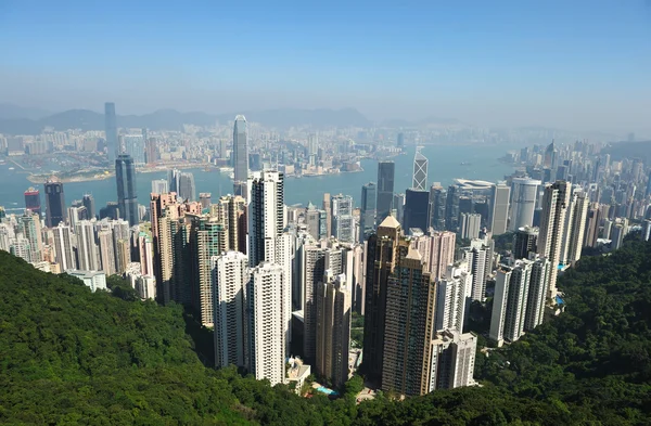 Αστικό τοπίο του Χονγκ Κονγκ — Φωτογραφία Αρχείου