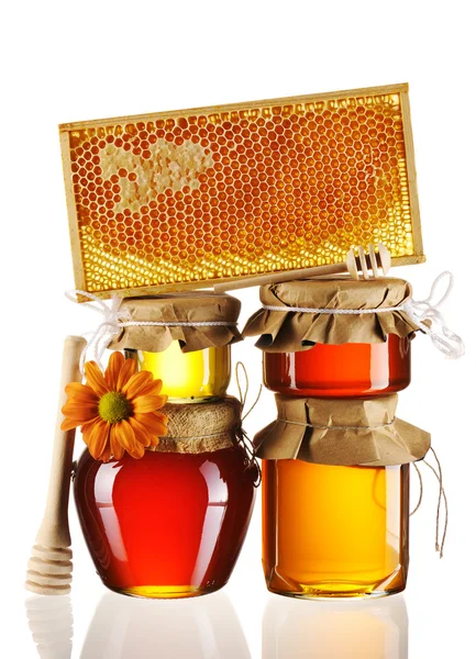 Jar の蜂蜜、北斗七星 — ストック写真