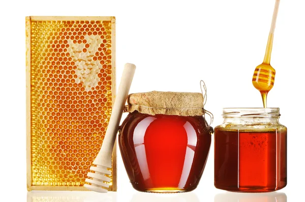 A méz és a Göncöl üvegek — Stock Fotó