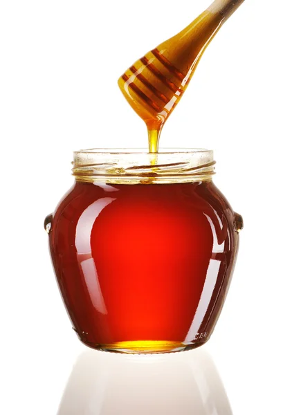 蜂蜜とコショウの瓶 — ストック写真
