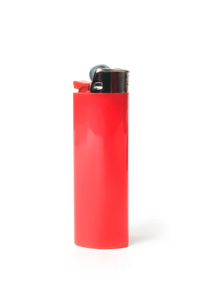 Isolated Red Lighter White Background — Stock Photo, Image