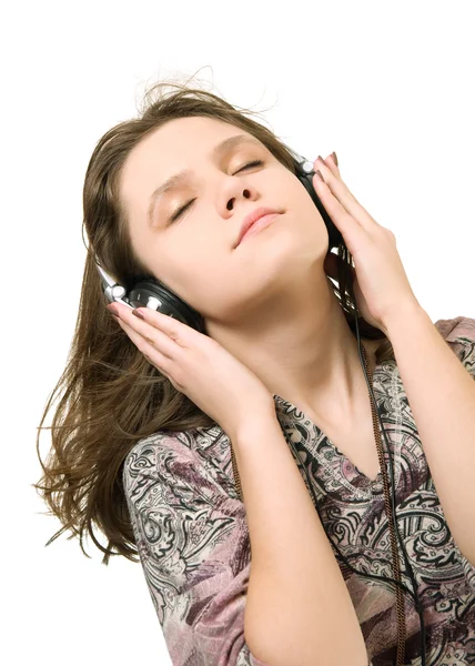 Muziek luisteren — Stockfoto