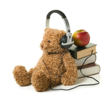 Audiobook for children clipart