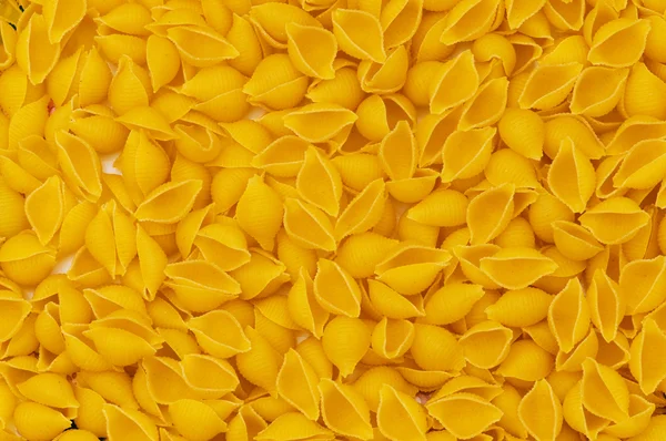 Close up of italian pasta - spiral shaped — Stock Photo, Image