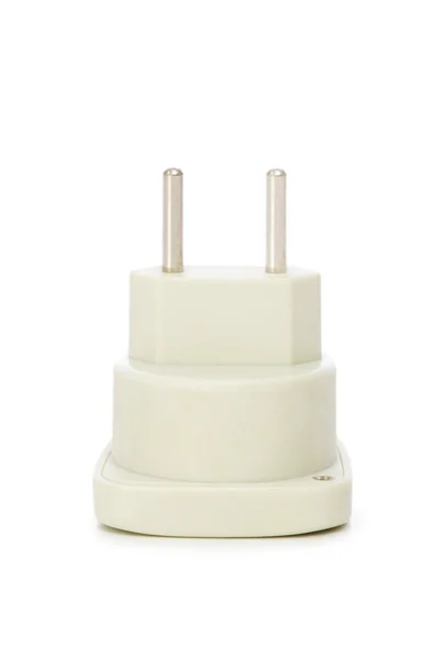 Electric adaptor isolated on the white background — Stock Photo, Image
