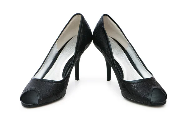 白い背景に隔離された女性の靴 — ストック写真