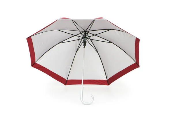 Paraguas colorido aislado sobre el fondo blanco — Foto de Stock