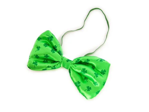 Зеленої цибулі краваток як поняття St Patrick день — стокове фото