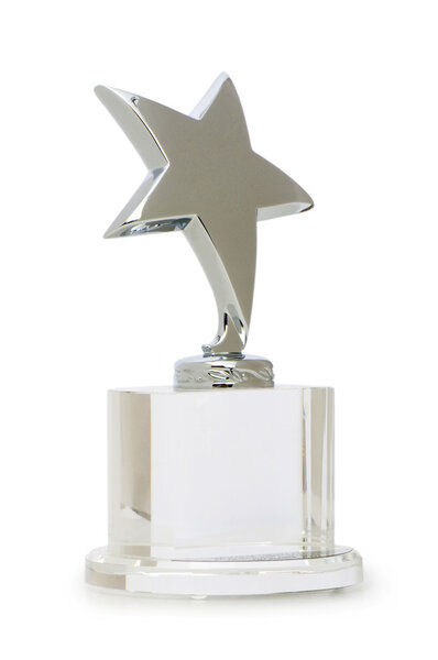 Star award isolated on the white background
