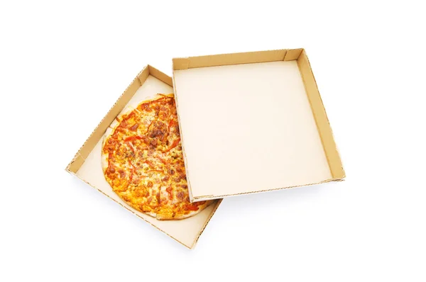 Pizza isolated on the white background — Stock Photo, Image
