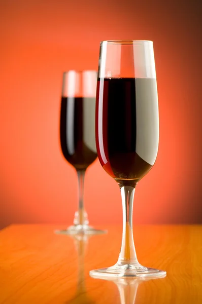 Concepto de vino con fondo degradado — Foto de Stock