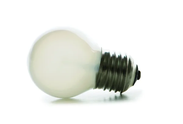 Лампочка изолирована на белом фоне — стоковое фото