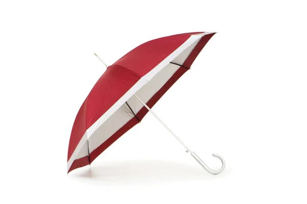 Beyaz arka plan üzerinde izole renkli şemsiye — Stok fotoğraf