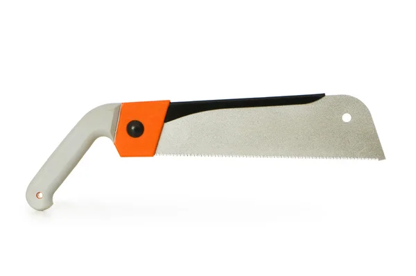 Hand saw isolated on the white background — Stock Photo, Image