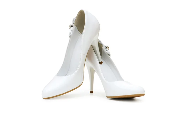 Zapatos de mujer aislados sobre el fondo blanco —  Fotos de Stock