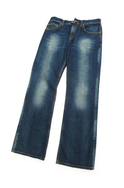 Jeans isoliert auf weißem Hintergrund — Stockfoto