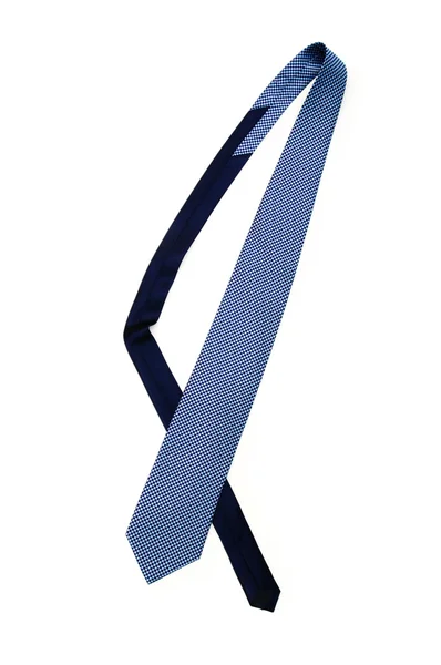 Gravata de seda isolada no fundo branco — Fotografia de Stock