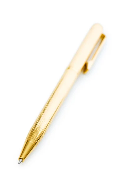 Beyaz arkaplana izole kalem yazılıyor — Stok fotoğraf