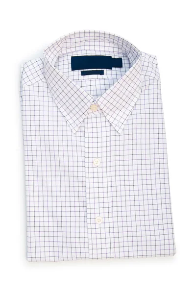 Man skjorta isolerad på vit bakgrund — Stockfoto