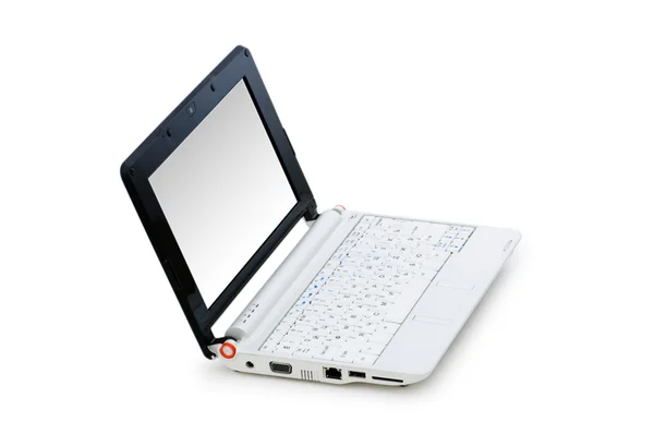 Stylish netbook isolated on the white background — Stock Photo, Image
