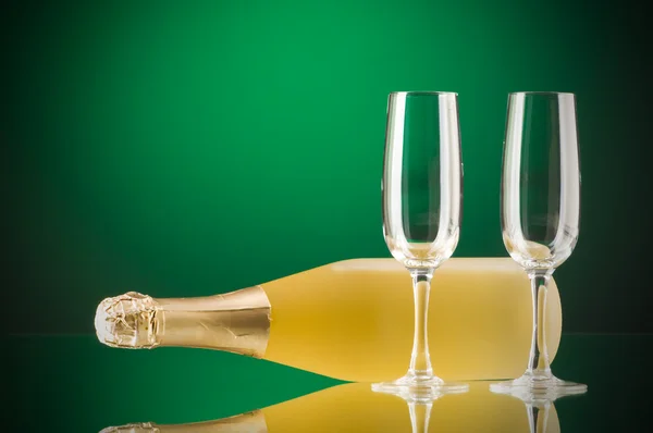 Şampanya rengi degrade arka plan — Stok fotoğraf