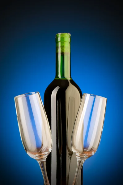 와인 그라데이션 배경 컨셉 — 스톡 사진