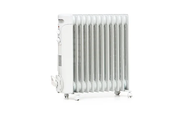 Oil radiator isolated on the white background — Stock Photo, Image