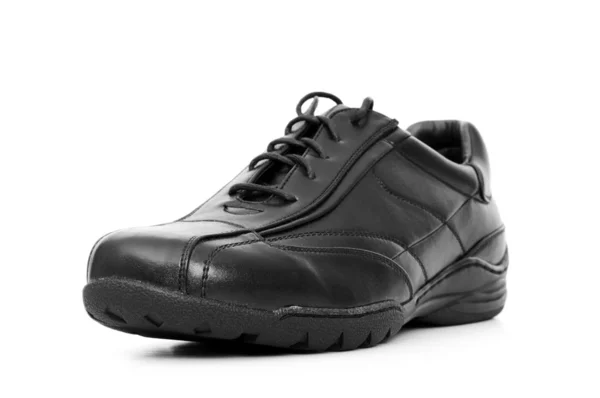 Manliga skor isolerad på den vita bakgrunden — Stockfoto