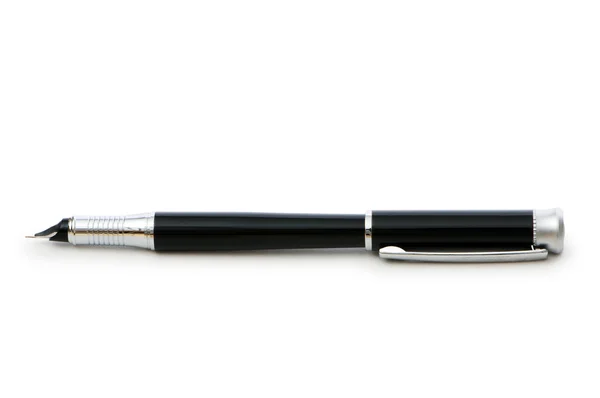 白い背景に孤立したペンを書く — ストック写真