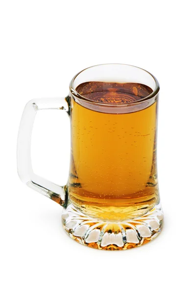 孤立在白色背景上的啤酒眼镜 — 图库照片
