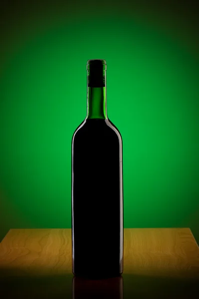 Wine against colour gradient background — Stock Photo, Image