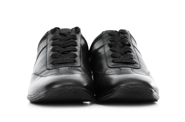 Elszigetelt a fehér férfi cipő — Stock Fotó