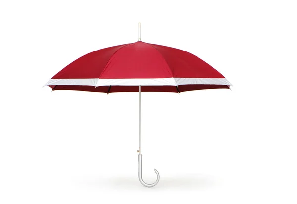 Kleurrijke paraplu geïsoleerd op de witte — Stockfoto
