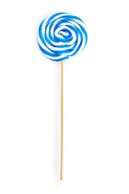 Colourful lollipop isolated on the white background clipart