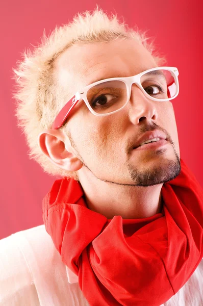 Ritratto di uomo con occhiali — Foto Stock