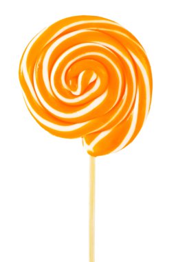 Colourful lollipop isolated on the white background clipart