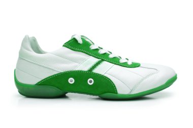 Sport shoe isolated on the white background clipart